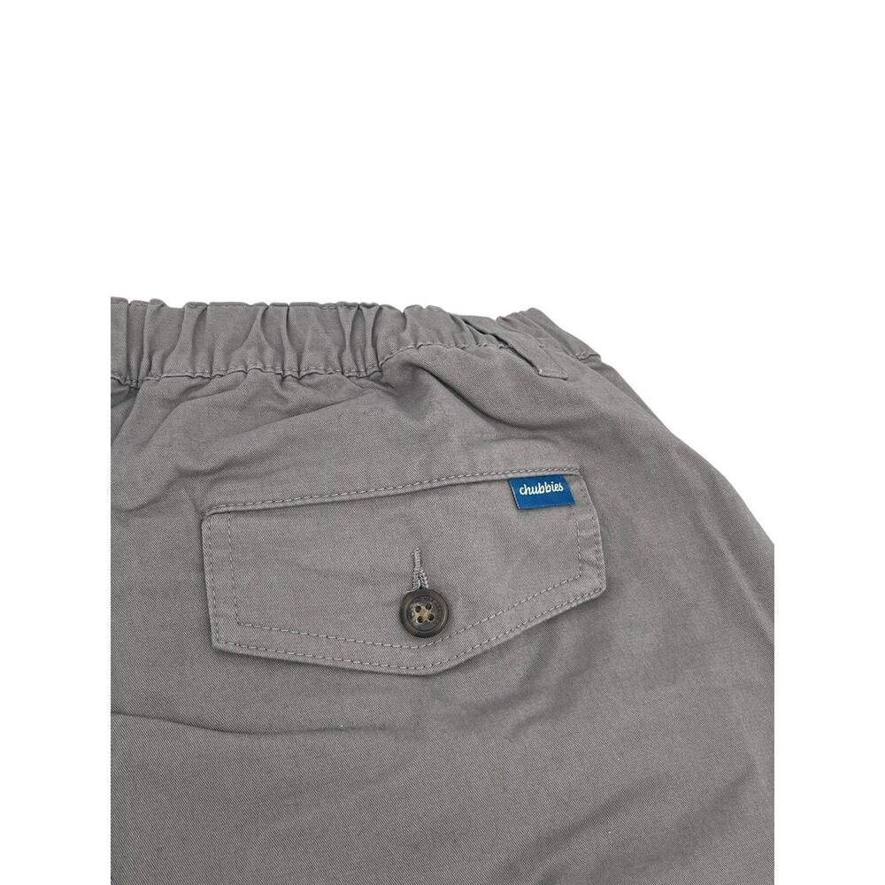 Men's Flat Front Gray Shorts - Picture 5 of 10